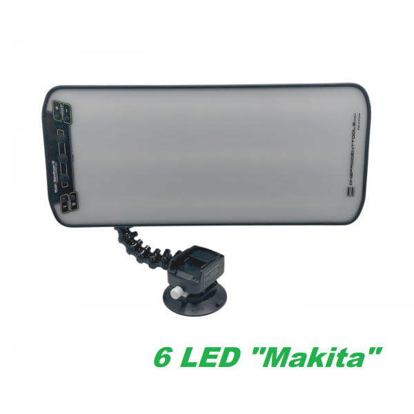 DNE MaxMaster-M - Die Akku-Parkdellenlampe mit 3" Saugfuß (f. Makita)